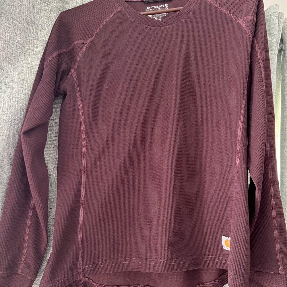 Carhartt Waffle Knit Thermal Shirt - Mauve